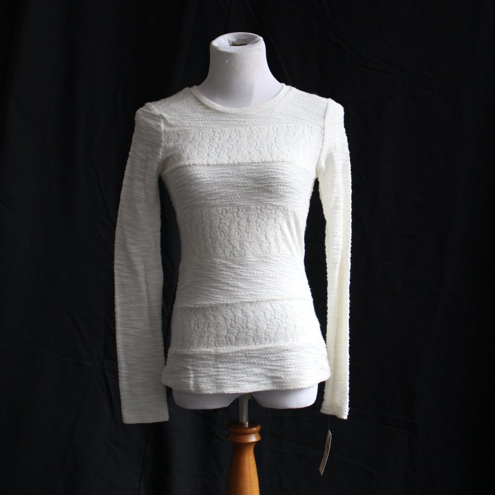Lace Striped maison Jules Sweater